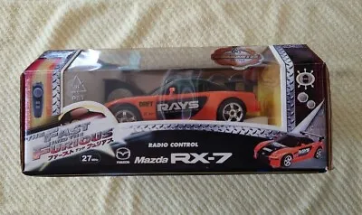 NIKKO Radio Control Car FAST & FURIOUS MAZDA RX-7 FD3S Vail Side Fortune RC Car • $501.04