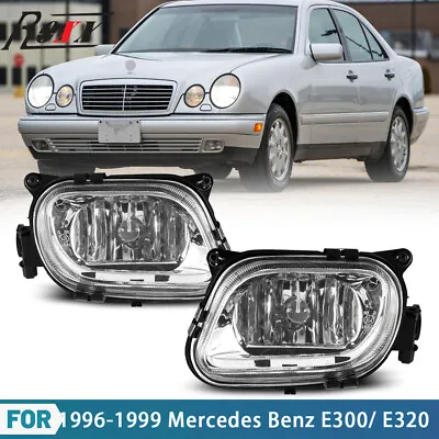 Fog Lights For 1996-1999 Mercedes Benz W210 E300 E320 E420 Driving Bumper Lamps • $52.49