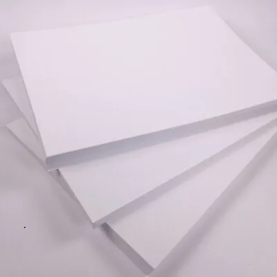 £3.39 • Buy White Card Thick 300gsm 380 Micron A5 A4 A3 SRA2 Card Making Smooth Craft