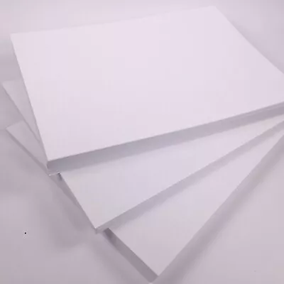 £3.39 • Buy White Card Thick 300gsm 380 Micron A5 A4 A3 SRA2 Card Making Smooth Craft