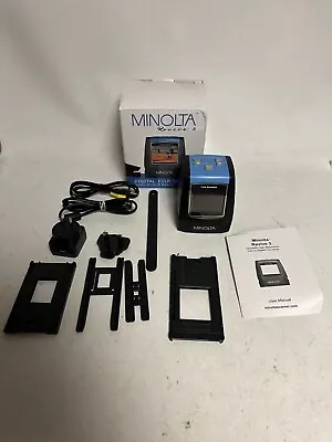 MINOLTA Film & Slide Scanner Convert Color & B&W 35mm 126 110 Negative & Slid • $80