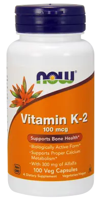 $10.70 • Buy Now Foods Vitamin K-2 100 Caps 100mcg Bone Health Support Alfalfa Powder 04/2024