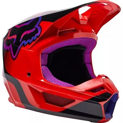 NEW Fox V1 Venz FLO Red Kids MIPS Dirt Bike Helmet • $149