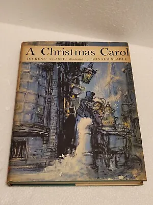 A Christmas Carol By Charles Dickens FIRST EDITION W/ Dust Jacket 1961 • $187.77