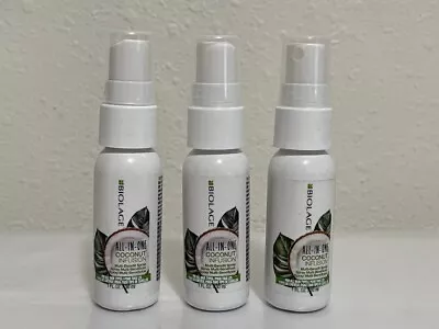 3 X Matrix Biolage All-In-One Coconut Infusion Multi-Benefit Spray 1 Oz NOS • $10.75