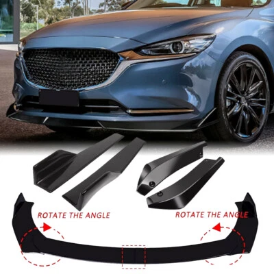 $44.99 • Buy For MAZDA 3 5 6 Car Front Bumper Lip Chin Spoiler Body Kit/Side Skirt/Rear Lip