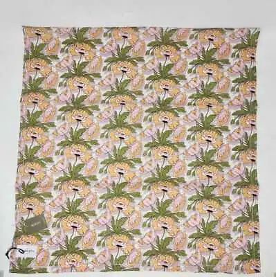 New Women's Liberty X J Crew Square Scarf Bandana In Butterfield Poppy Print • $24.99