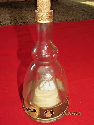 Vintage Bols White Dress Ballerina Bottle Creme De Bananas Musical • $109.99