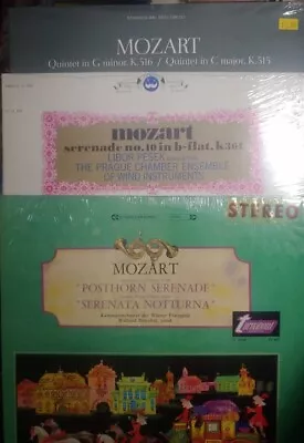 Mozart Sealed Lot Lp Vinyl Records Posthorn Serenades Quintets Prague Chamber • $15