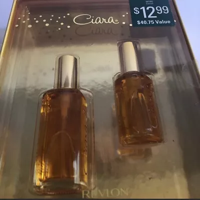 $20 • Buy Vintage Revlon CIARA Concentrated Cologne Gift Set Sealed 2 Pack