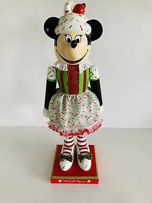 Minnie Mouse Authentic Disney Parks Christmas Holiday Cupcake Nutcracker EUC • $89