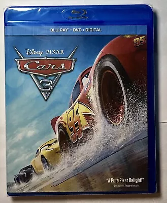 Cars 3 (Blu-ray + DVD + Digital 2017) Owen Wilson - Pixar - BRAND NEW! • $3.49