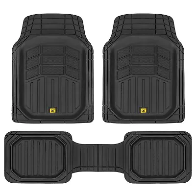 CAT Automotive Combo Rubber Car Floor Mats Heavy Duty Liner All Weather Set • $44.99