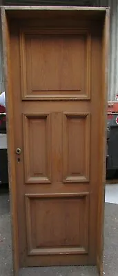Single Wooden Unfinished Paneled Door. X1391 • $1100