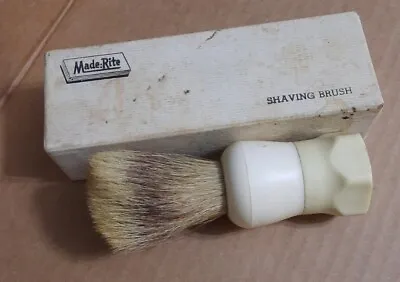 Made Rite Sterilized MADE RITE  # 500 BADGER  Shaving Brush Made In USA W/ BOX  • $39.99