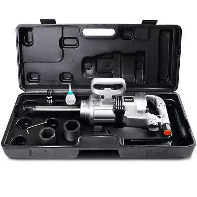 Heavy Duty 1  Air Impact Wrench Gun Long Shank Commercial Truck Mechanics W/Case • $159.99