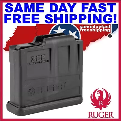 Ruger Rifle Mag 308 Win/6.5Creed/243 Win Poly 5Rd 90561 SAME DAY FAST FREE SHIP • $29.98