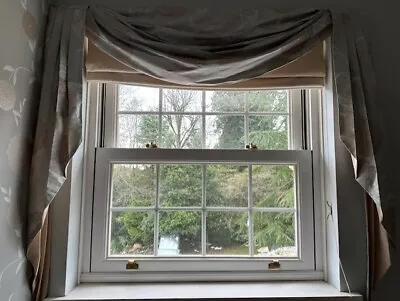 UPVC Georgian Sliding Sash Bar Windows - White Various Sizes Clear And Frosted • £380