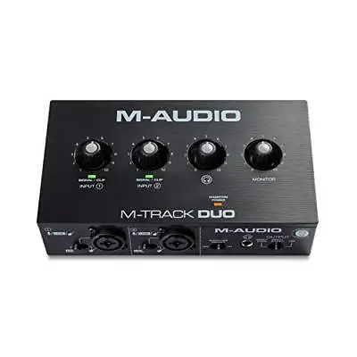 M-Audio M-Track Duo – USB Audio Interface For Recording Streaming And • £58.99