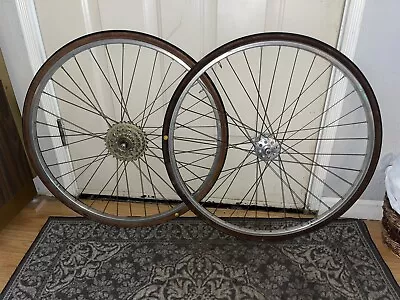 VTG 700c Campagnolo High Nuovo Tipo 36 Hole Milremo Wheel Set W/campi Skewers • $199.99