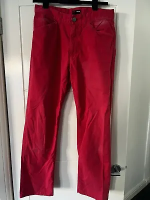 Vintage Women’s Versace Sport Red Washed Out Jeans 33 • $31.52