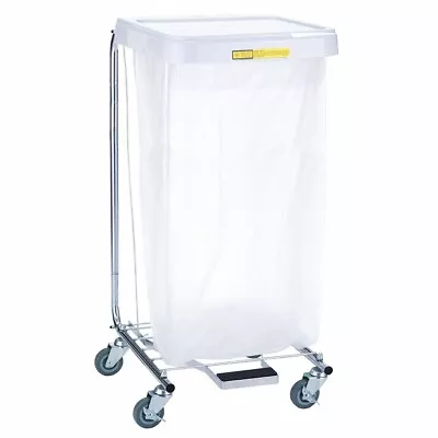 R&B Wire Products Inc. 692 Laundry Hamper Cart 1 Comp White 3.5 Cu Ft • $50