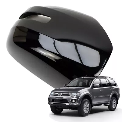 Lh Mirror Cover Genuine Black For Mitsubishi L200 Triton Pajero Sport 2010 2015 • $47.31