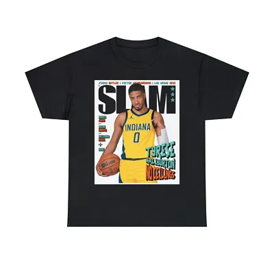 Tyrese Haliburton Indiana Pacers NBA Slam Cover Tee Shirt • $22.61