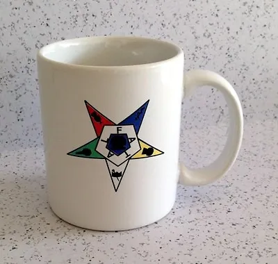 Order Of The Eastern Star Masonic Ceramic Coffee Mug New • $10.95