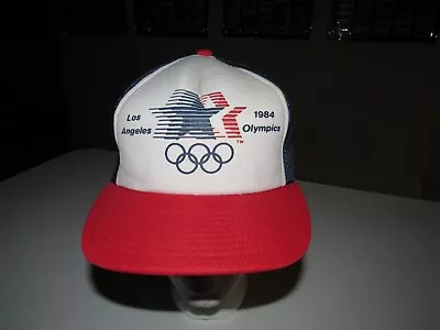 Vintage 1984 Olympics Los Angeles USA Hat Adult Size Adjustable • $6.99