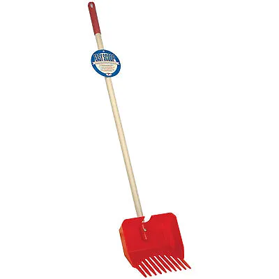 Little Giant Easy Scoop Pet Lodge Pooper Scooper For Dogs W/ Wooden Handle Red • $35.99