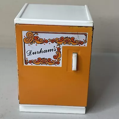 Durham Steel Plastic Refrigerator Toy Small Japan Vintage Dollhouse • $10.39