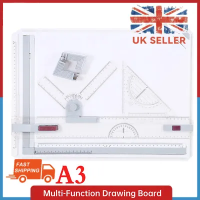 £23.99 • Buy Multifunctional  A3 Drawing Board Table Top Architect Magnetic Bar Design Office