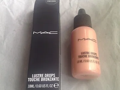 MAC Lustre Drops ~ PINK REBEL ~ NIB • $19.99