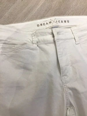 £9.99 • Buy Mac Dream Skinny White Crop Designer Jeans Ladies Size 12