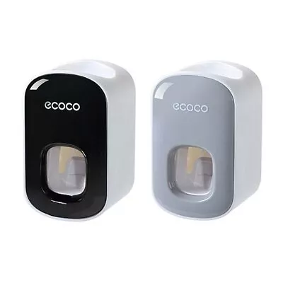 Ecoco Wall Mount Auto Ands Free Toothpaste Dispenser Automatic Toothpaste Squeez • $12.99