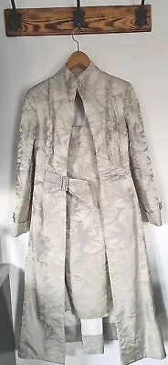 Ian Stuart..Mother Of The Bride Beige 2 Pce Dress/Jacket SIZE 8/10 WEDDING • £59.99