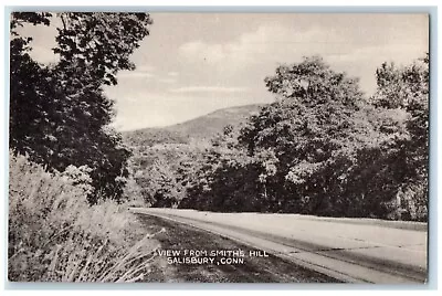C1940 View From Smiths Hill Salisbury Connecticut CT Antique Vintage Postcard • £9.24
