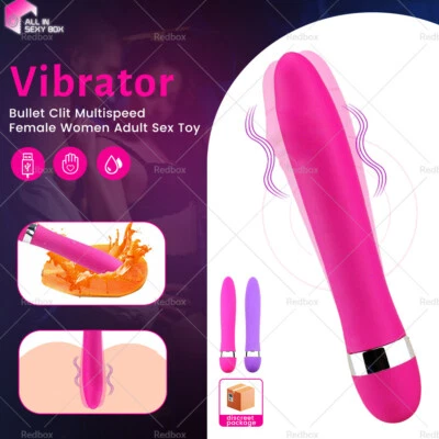 Bullet Dildo Clit Massager G-Spot Vibrator Multispeed Female Women Adult Sex Toy • $12.79