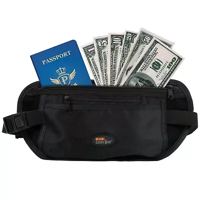 Miami CarryOn Money Belt - Travel Security Waist Money Passport Belt • $7.99