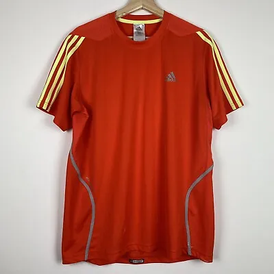 £13.76 • Buy Adidas Formotion Response Men's T Shirt Size Med Orange Training Gym Shirt