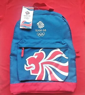 £26.99 • Buy Official - London Olympics 2012 - Team Gb - Rucksack / Backpack - New With Tags