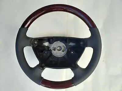 2002 03 04 Jun2005 For Mercedes W211 E Class Steering Wheel Walnut Black Leather • $999