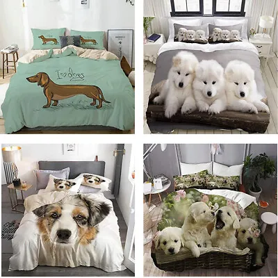 Dachshund Doggy Bedding Soft Single Doona/Quilt/Duvet Cover Dog Lover Gift Puppy • $12.95