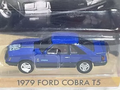 Greenlight Hobby 1979 Ford Mustang Cobra T5 Blue 1/64 • $6.99