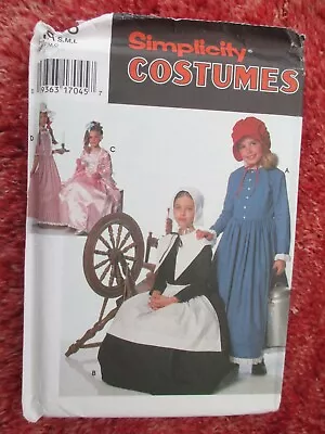 Sewing Pattern  Dress 18th 19th Century Simplicity 9708 6 7 8 9 10 11 12 13 14 • £4.99