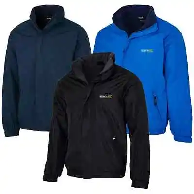 Mens Regatta Dover Jacket Fleece Lined Waterproof Hooded Bomber Coat RRP £70 • £19.99