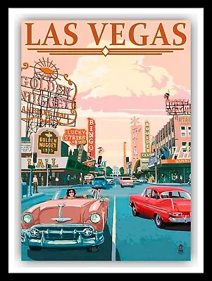 Las Vegas Retro Vintage Style Metal Sign/Plaque Gift  • £4.58