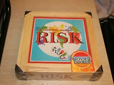 NEW SEALED RISK Parker Brothers Nostalgia Edition Wooden Mr. Magoriums Seal 2003 • $79.90