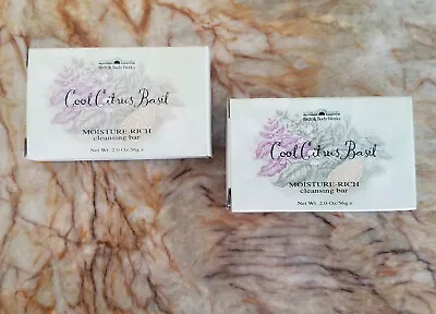 Bath & Body Works ~ Cool Citrus Basil Cleansing Bar Soap ~ TWO 2.0 Oz Ea • $6.59